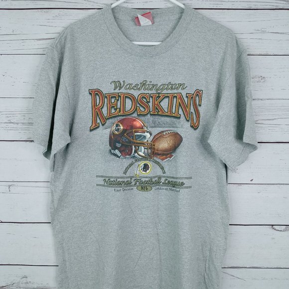 NFL Other - Vintage NFL Washington Redskins Men's T Shirt Top Gray Size Large Short Sleeve